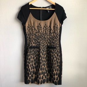 Worth business wear abstract cheetah print dress 6